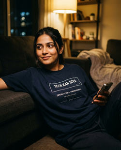 Seen Kar Diya — Reply Kal Karunga | Regular T-Shirt