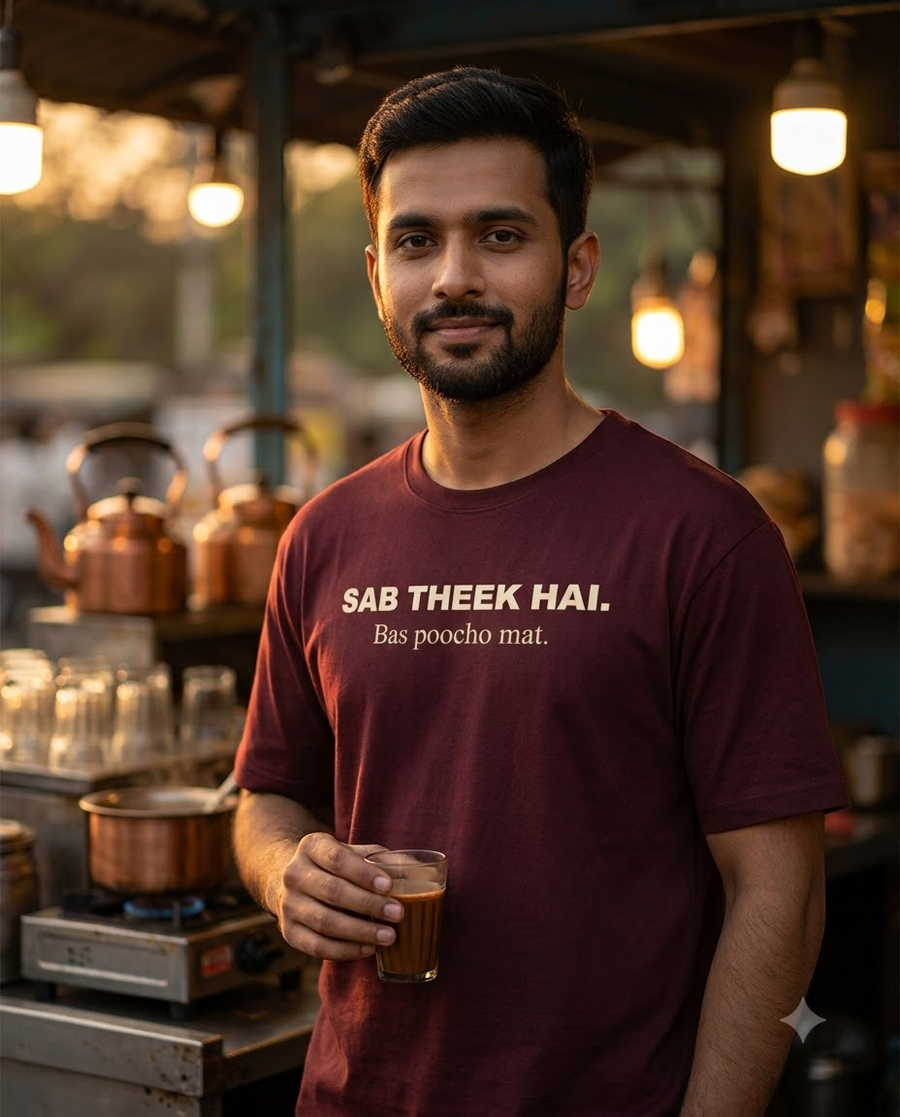 Sab Theek Hai. Bas Poocho Mat. T-Shirt