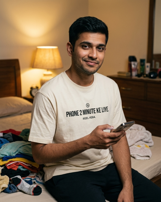 Phone 2 Minute Ke Liye — Reel #284 T-Shirt