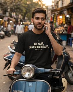 Are Yaar, Bas Pahunch Gaya — GPS 4.2 KM T-Shirt