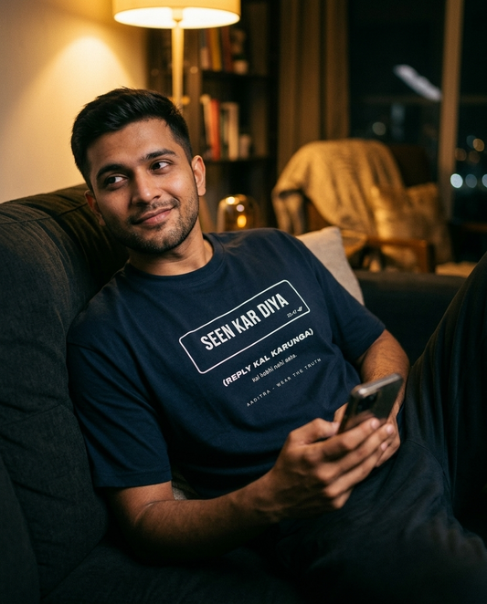 Seen Kar Diya — Reply Kal Karunga | Regular T-Shirt