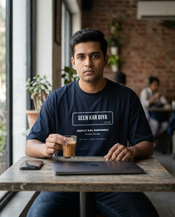 Seen Kar Diya — Reply Kal Karunga | Regular T-Shirt