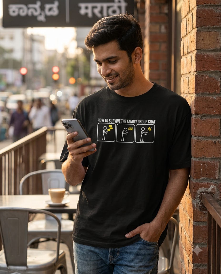 How to Survive the Family Group Chat — Oversized Tee