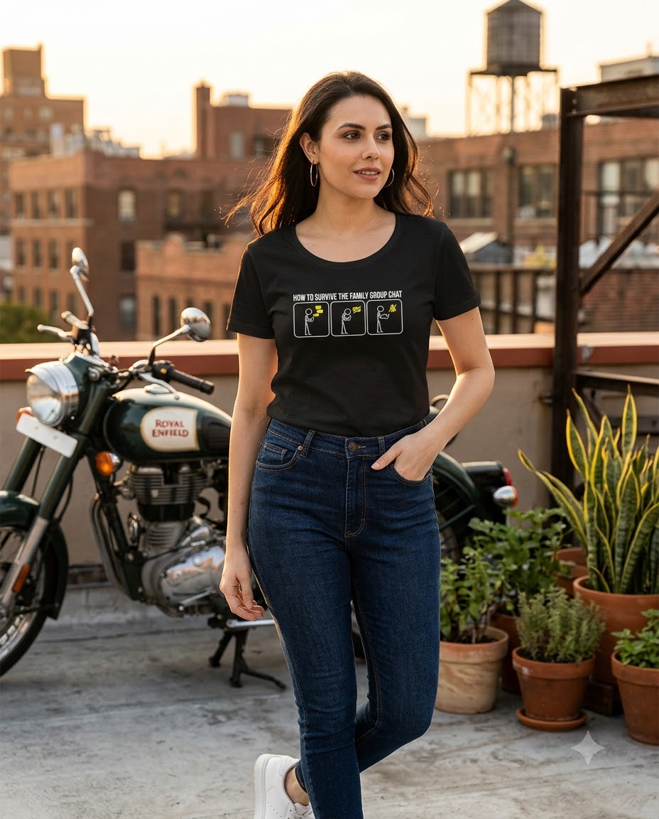 How to Survive the Family Group Chat — Women's Classic Tee