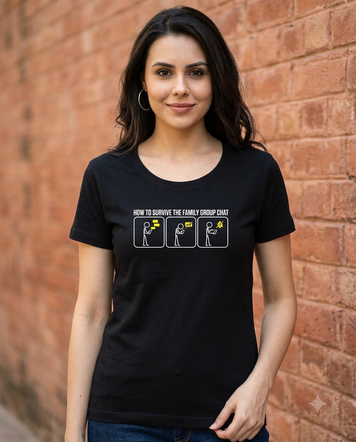 How to Survive the Family Group Chat — Women's Classic Tee