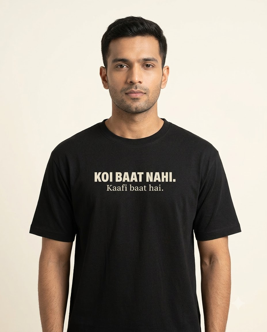 Koi Baat Nahi. Kaafi Baat Hai. | Unisex Regular Fit T-Shirt