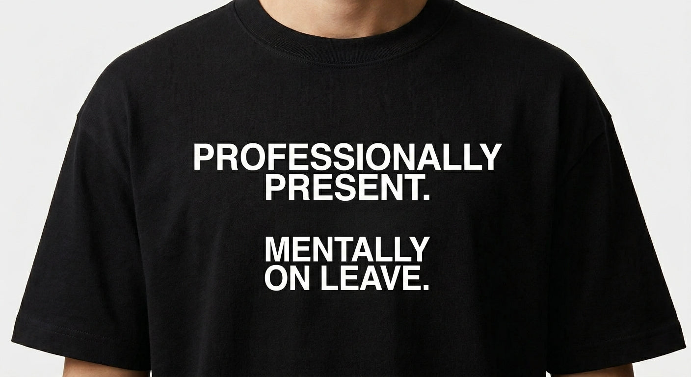 Professionally Present. Mentally On Leave.