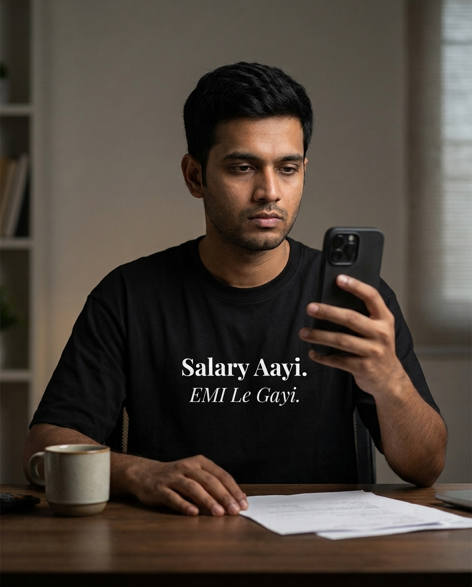 Salary Aayi. EMI Le Gayi