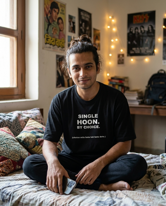 Single Hoon. By Choice. (Choice Mila Hota Toh Bata Dete.) T-Shirt