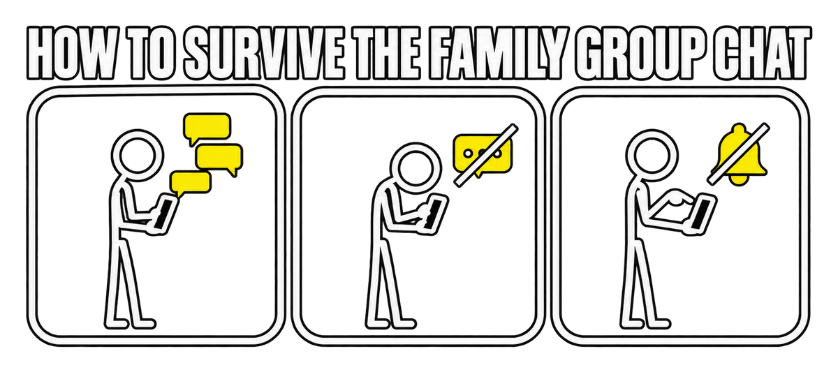 How to Survive the Family Group Chat — Women's Classic Tee